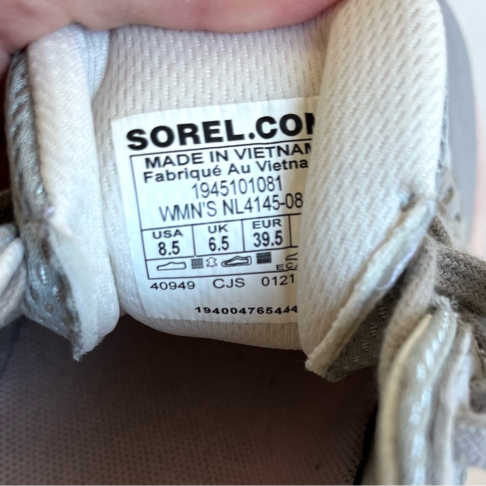Sorel Gray / Peach Rnegd Mesh Sneaker Gem